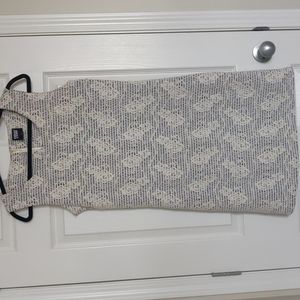 Point Zero White Lace Sleeveless fitted Bodycon Dress Small